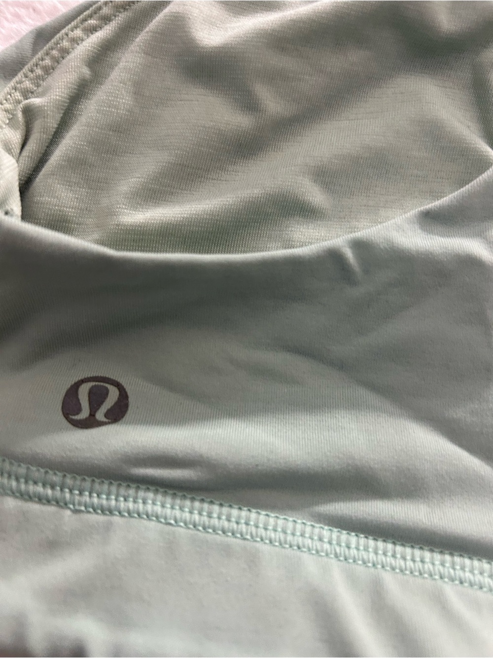 lululemon athletica Mint Green Racerback Sports Bra Sz 8 - Picture 3 of 3